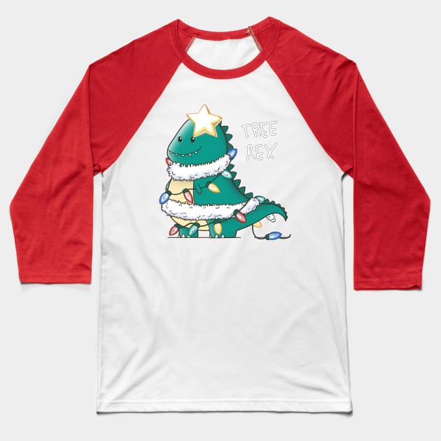 Tree-Rex Baseball T-Shirt by TaylorRoss1